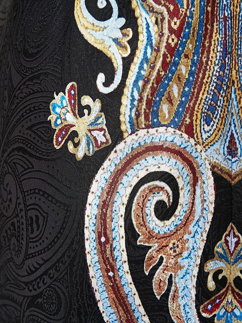 Istanbul Animalia Printed Silk Slipdress