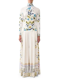 Botanical Ballads Jersey Turtleneck Top