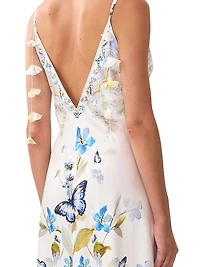 Botanical Ballads Silk Maxi Dress