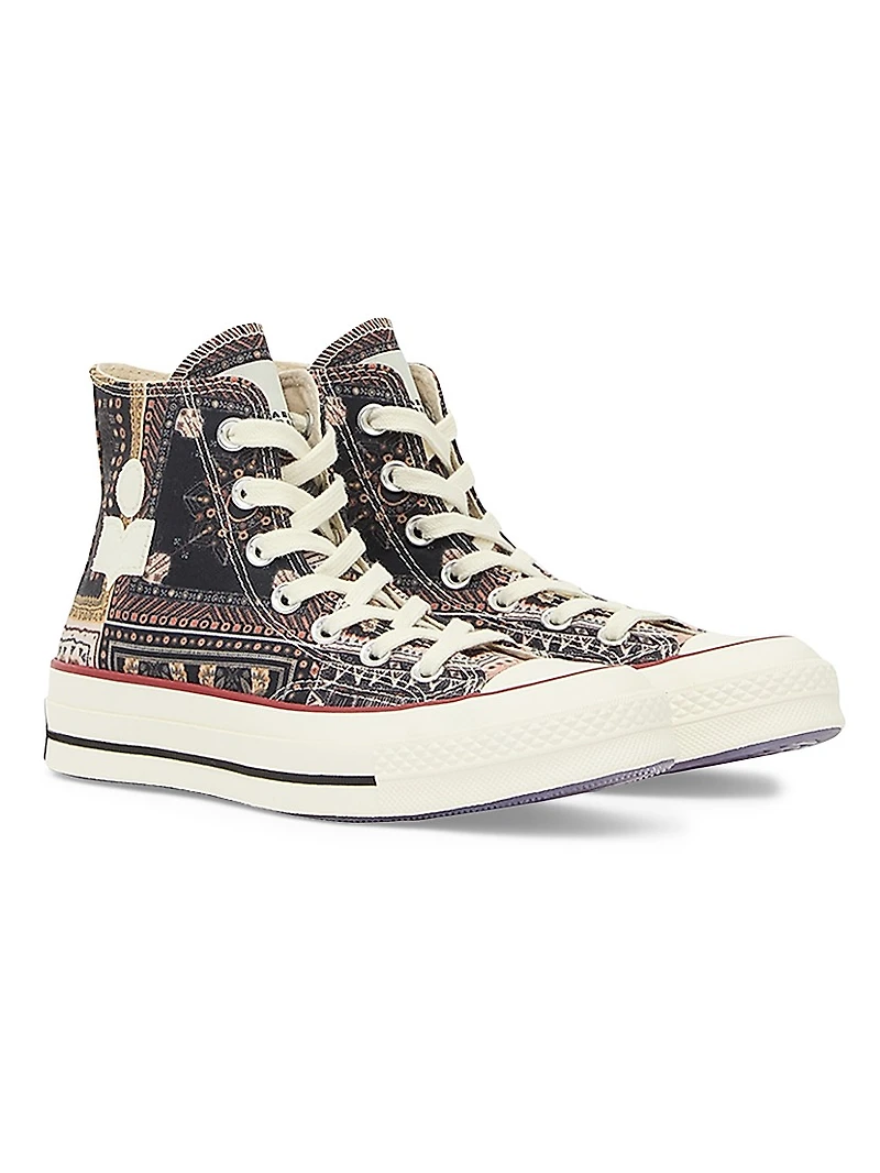 Isabel Marant x Converse Chuck 70 Printed Cotton High-Top Sneakers