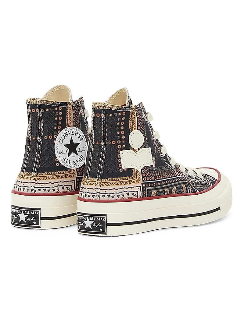 Isabel Marant x Converse Chuck 70 Printed Cotton High-Top Sneakers