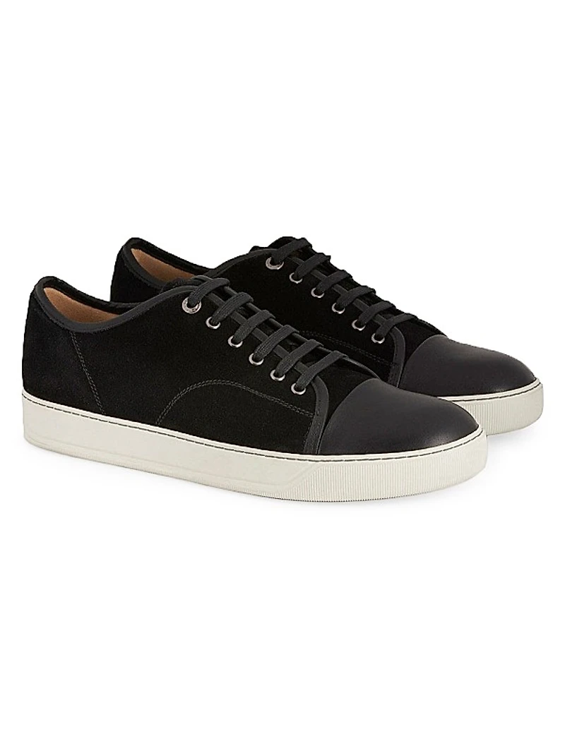 DBB1 Leather and Suede Sneakers