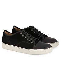 DBB1 Leather and Suede Sneakers