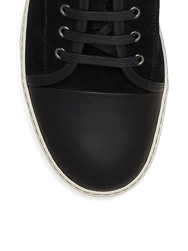 DBB1 Leather and Suede Sneakers
