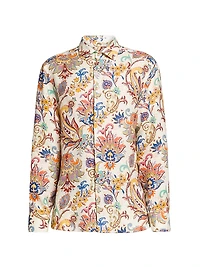 Paisley Linen Shirt