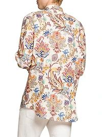 Paisley Linen Shirt