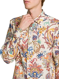 Paisley Linen Shirt