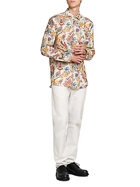 Paisley Linen Shirt