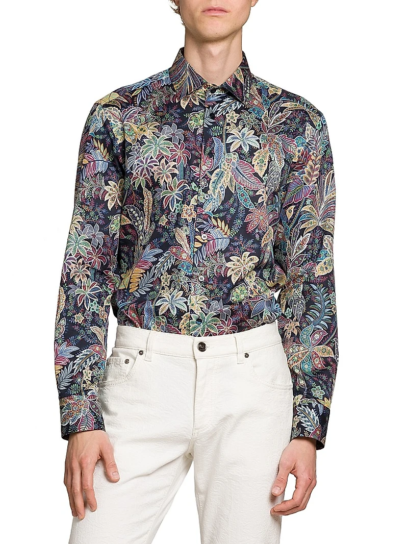 Printed Cotton Shirt