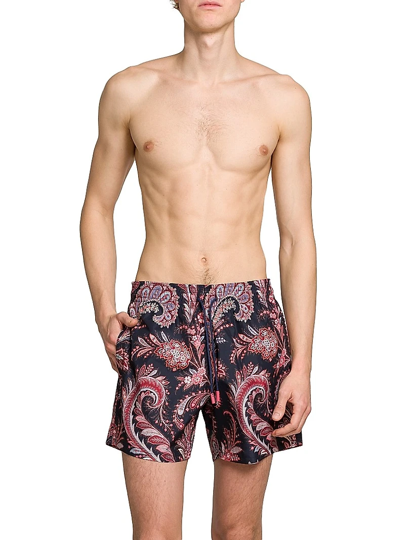 Roma Paisley Swim Trunks