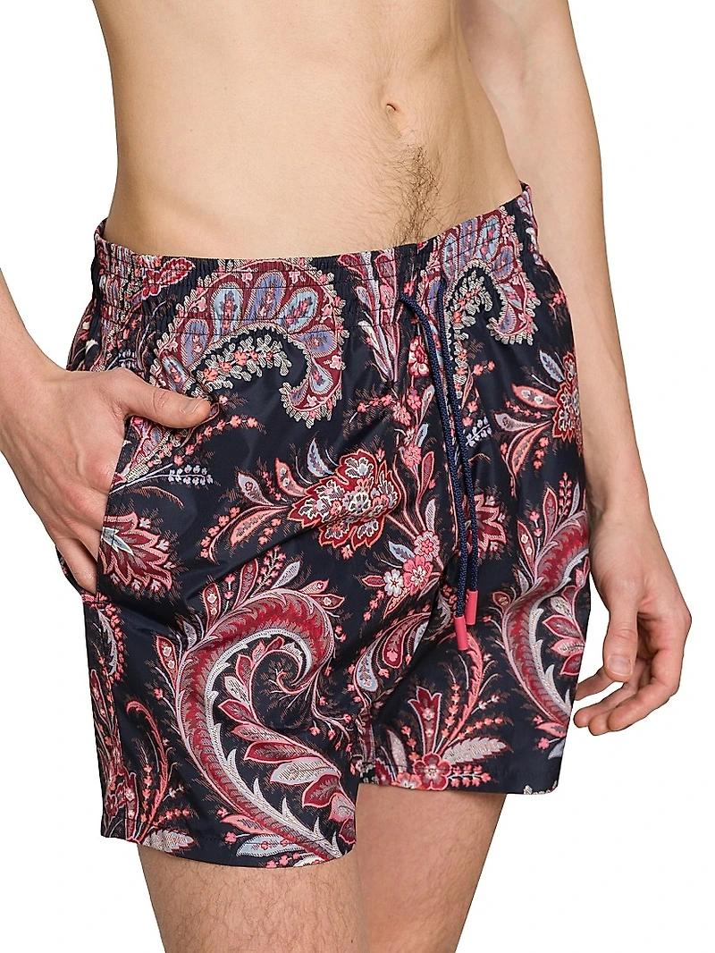 Roma Paisley Swim Trunks