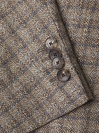 J Check Wool-Blend Blazer