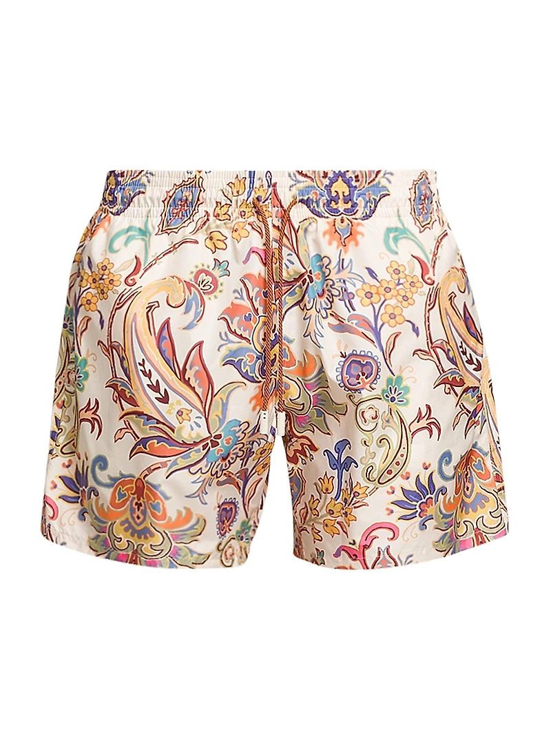 Roma Printed Swim Trunks
