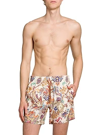 Roma Printed Swim Trunks