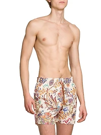 Roma Printed Swim Trunks