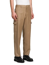Stretch-Cotton Slim-Fit Cargo Pants