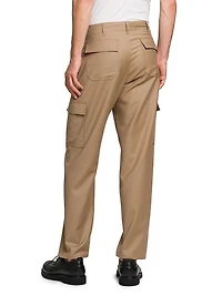 Stretch-Cotton Slim-Fit Cargo Pants
