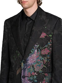 Peacock Wool Blend Blazer