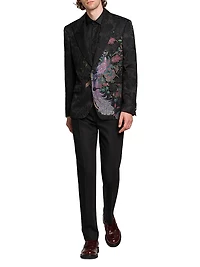 Peacock Wool Blend Blazer