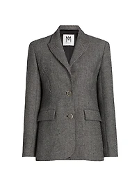 Palmer Wool-Blend Single-Breasted Blazer