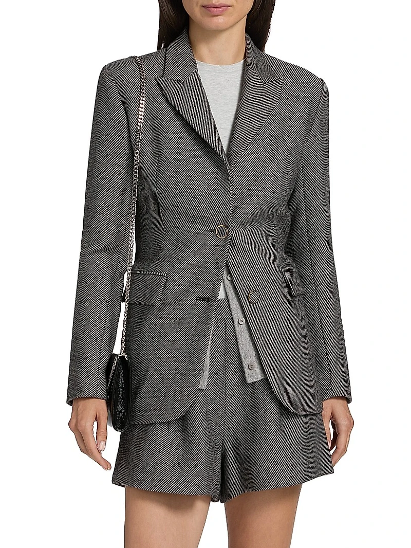 Palmer Wool-Blend Single-Breasted Blazer