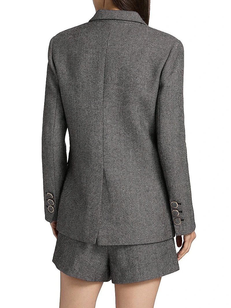 Palmer Wool-Blend Single-Breasted Blazer