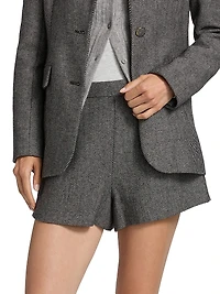 Drew Wool-Blend Shorts