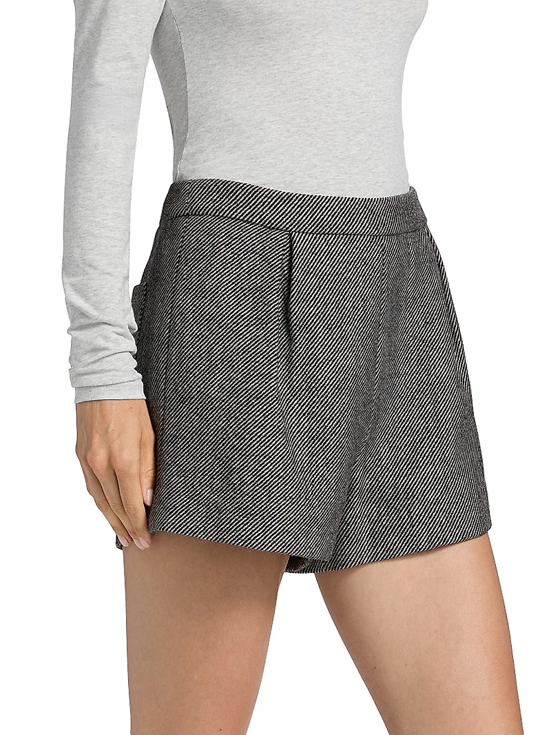 Drew Wool-Blend Shorts