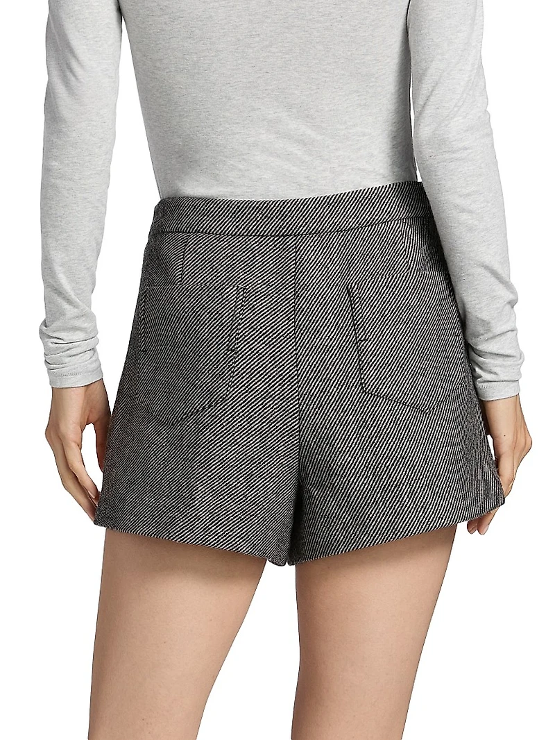 Drew Wool-Blend Shorts