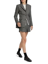 Drew Wool-Blend Shorts