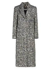 Wanda Sequined Stripe Coat