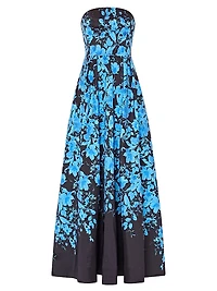 Winona Floral Bandeau A-Line Maxi Dress