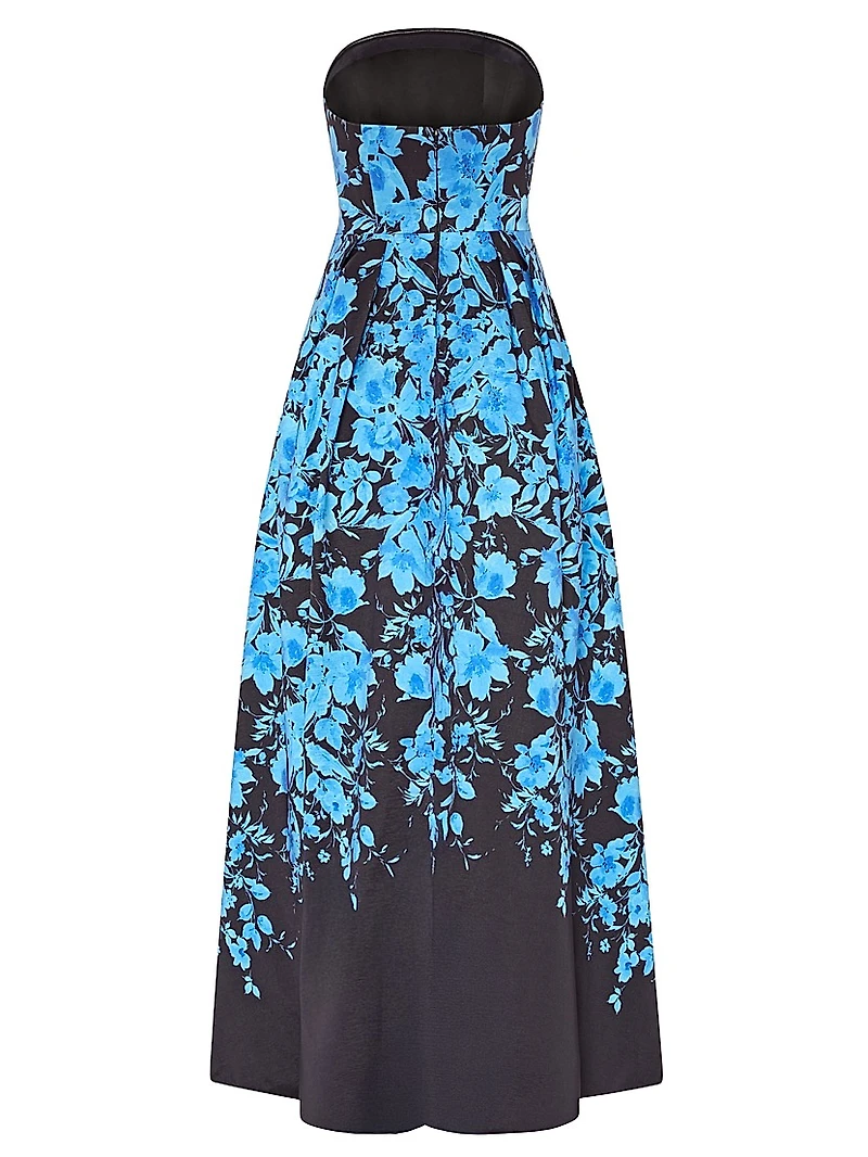 Winona Floral Bandeau A-Line Maxi Dress