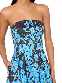 Winona Floral Bandeau A-Line Maxi Dress