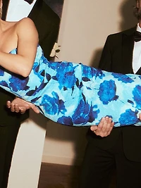 Winona Floral Bandeau A-Line Maxi Dress