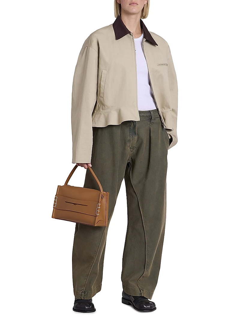 Curved Hem Workwear Jacket