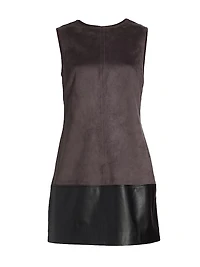 Eve Faux Suede Shift Dress