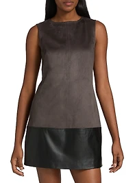 Eve Faux Suede Shift Dress