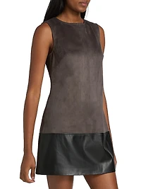 Eve Faux Suede Shift Dress