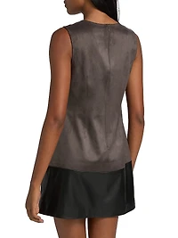 Eve Faux Suede Shift Dress