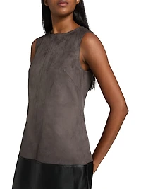Eve Faux Suede Shift Dress