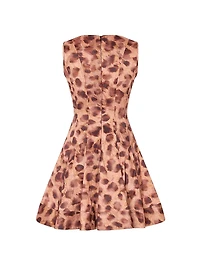 Poppy Leopard-Print Sleeveless Minidress