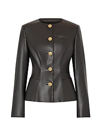 Wells Faux-Leather Jacket