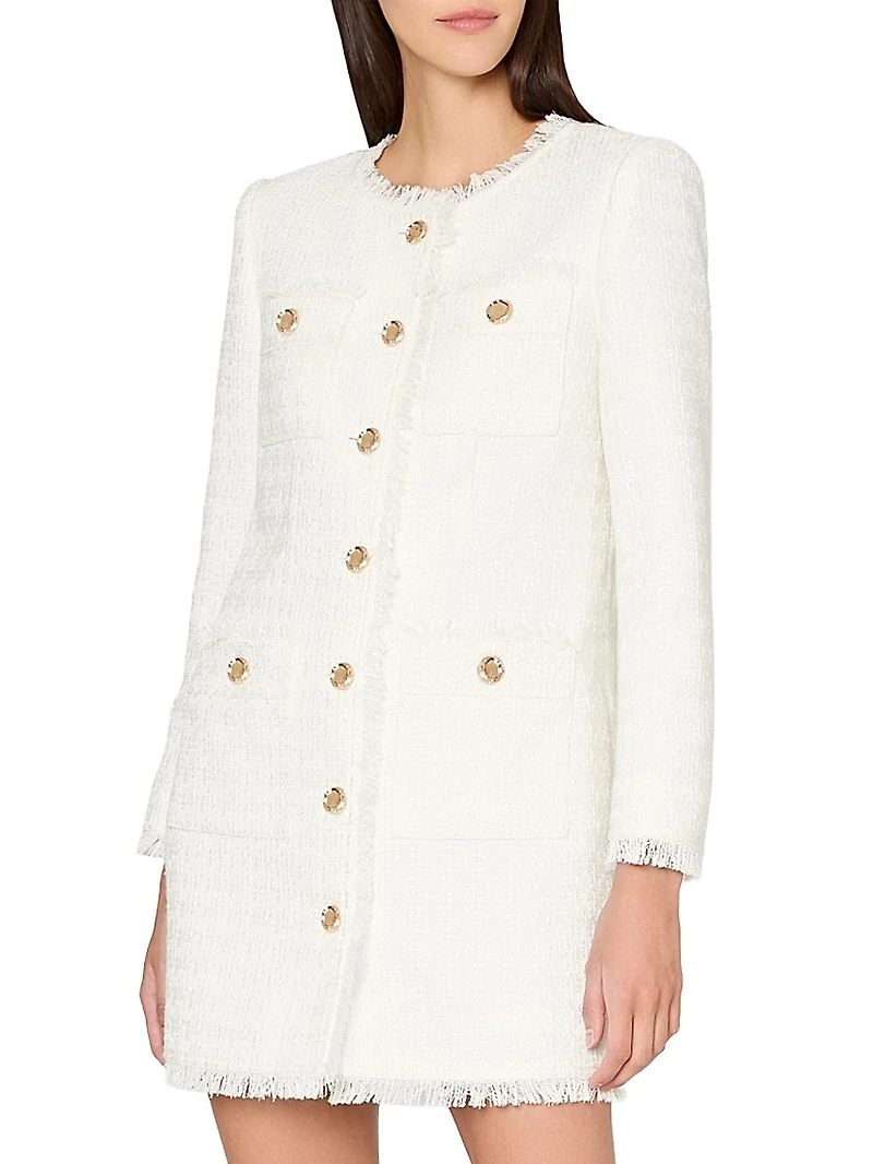 Neile Bouclé Long Jacket