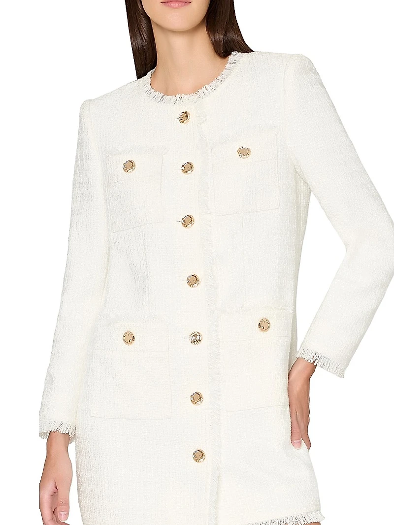 Neile Bouclé Long Jacket