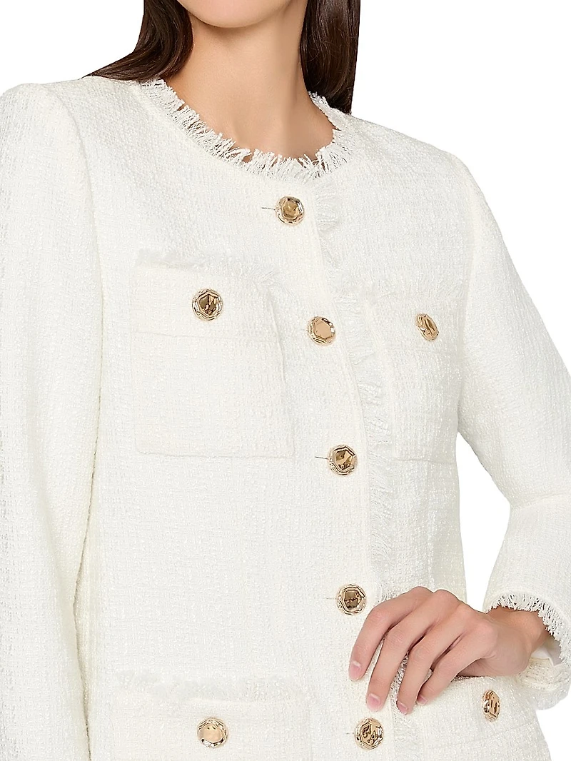 Neile Bouclé Long Jacket