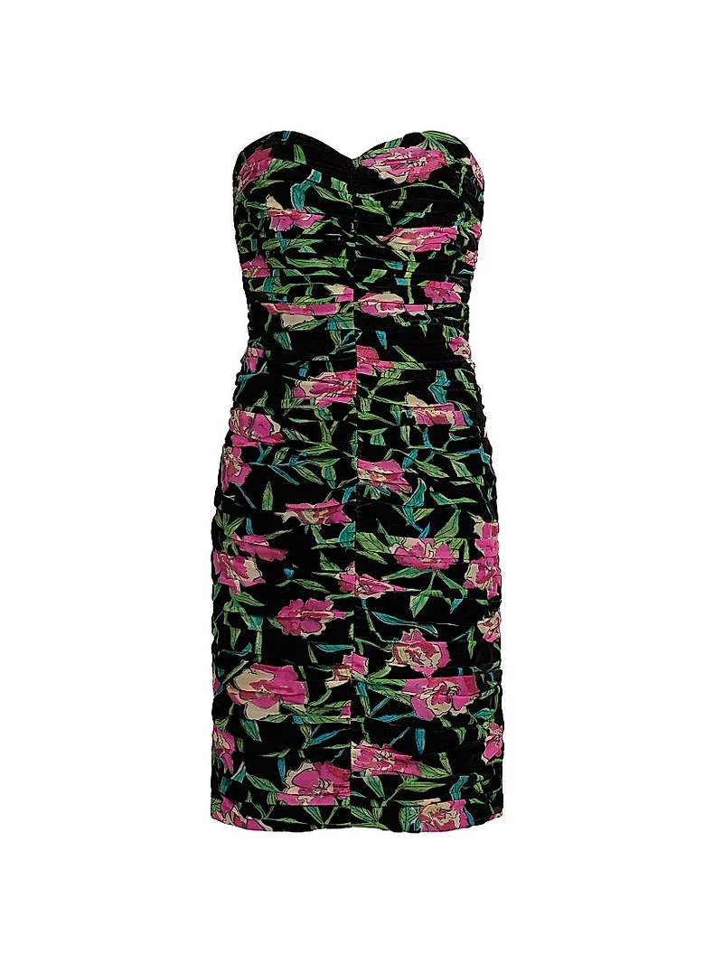 Chloe Burnout Velvet Sheath Dress
