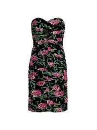 Chloe Burnout Velvet Sheath Dress