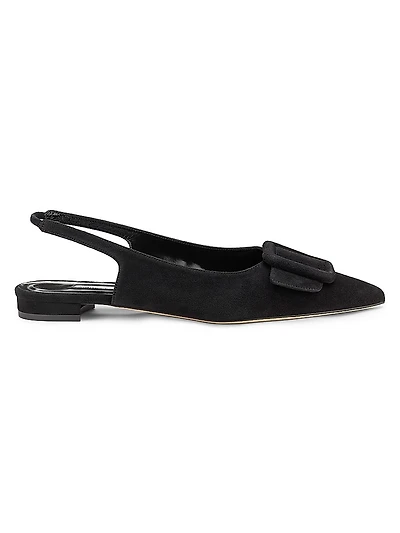 Maylura Suede Slingback Flats