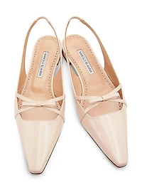 Dariasli Patent Leather Slingback Flats